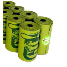 Sacos p/Dejetos de Talco Biodegradáveis